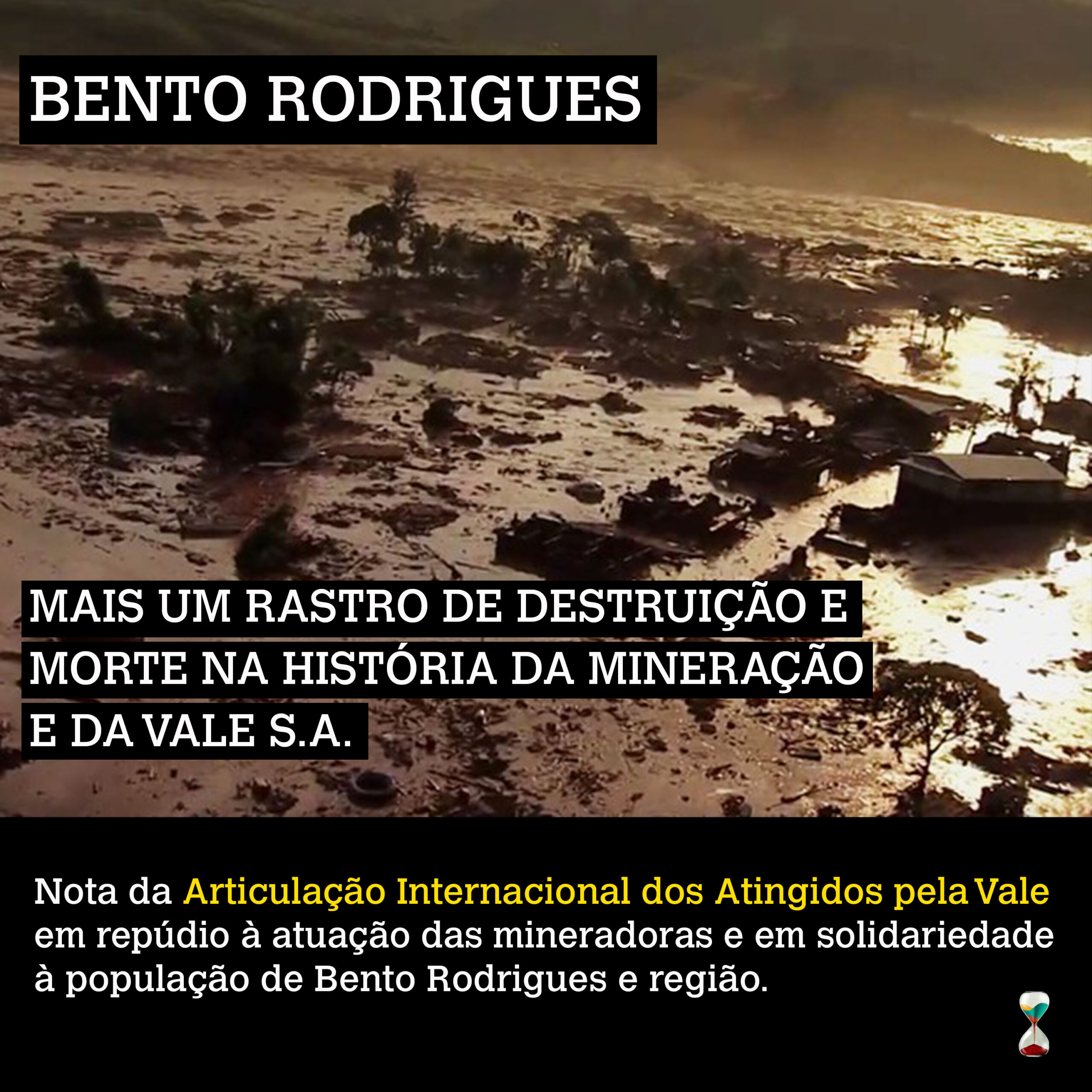 Mais um rastro de destruição e morte na história da mineração e da empresa Vale S.A. – Nota da Articulação Internacional dos Atingidos e Atingidas pela Vale S.A.