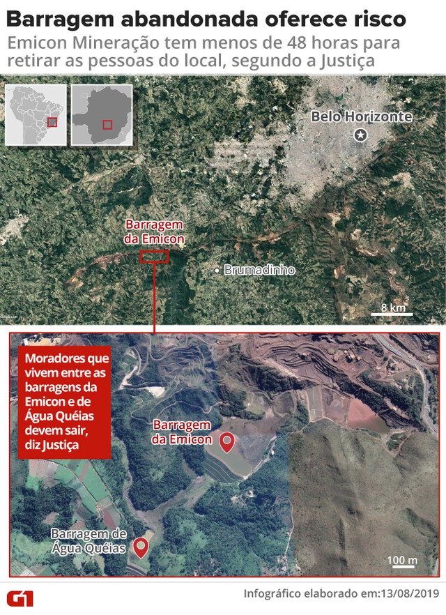 Brumadinho: Famílias vizinhas de barragem abandonada são retiradas de suas casas, diz mineradora