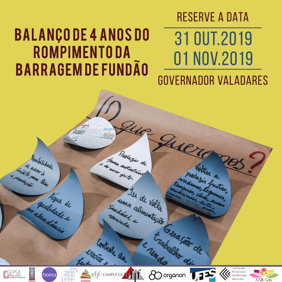 Seminário “Balanço de 4 anos do Rompimento da Barragem de Fundão”