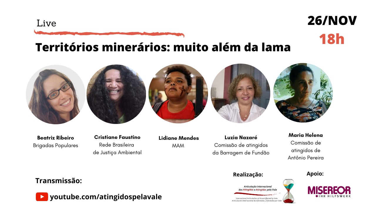 Live ‘Territórios Minerários: muito além da lama’