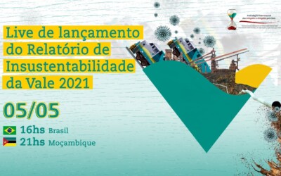 Lançamento do Relatório de Insustentabilidade da Vale 2021