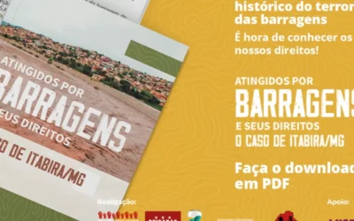 Entidades e movimentos lançam cartilha sobre direitos de atingidos e atingidas por barragens